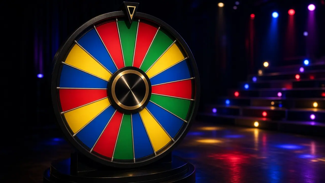 A studio wheel on a LakhBet Crazy Time card.