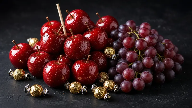 Candy fruit clusters cover the reels on the LakhBet Sweet Bonanza page.