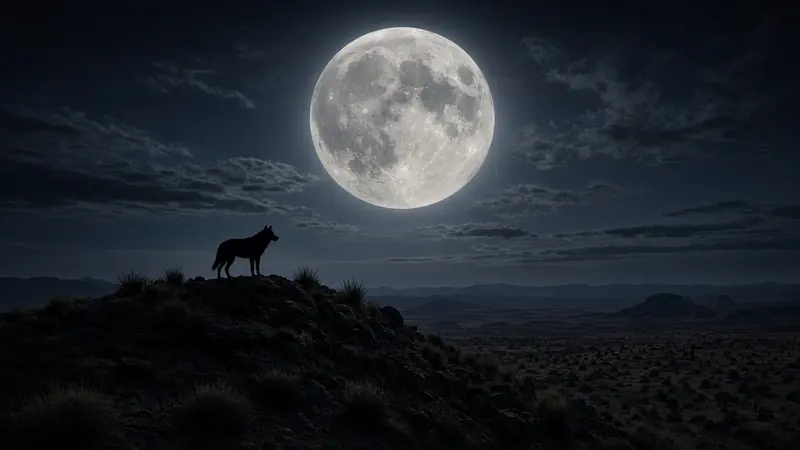 A wolf and a full moon hang over stacked reels on the LakhBet Wolf Gold page.